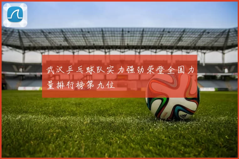 武汉乒乓球队实力强劲荣登全国力量排行榜第九位