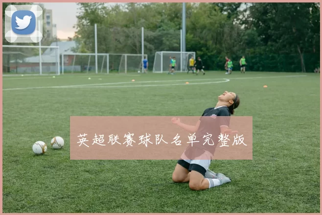 英超联赛球队名单完整版